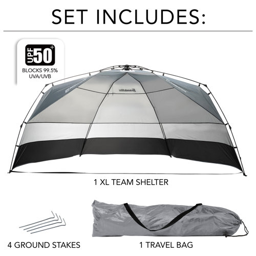 Franklin Sports Sideline Team Sunblocker Shelter 6 Person Tent Wayfair